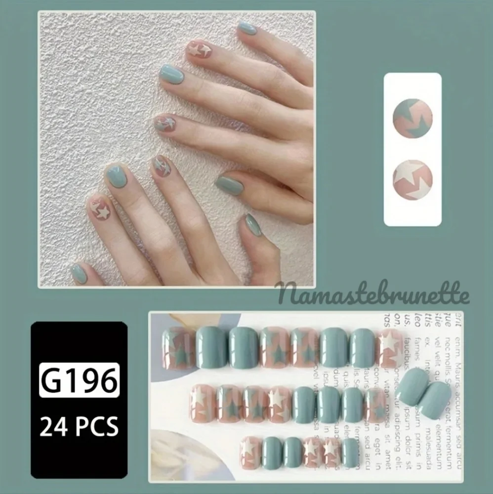 2/$16 Stars Press on Nails